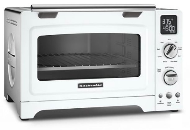 KitchenAid KCO275WH oven Stainless steel, White