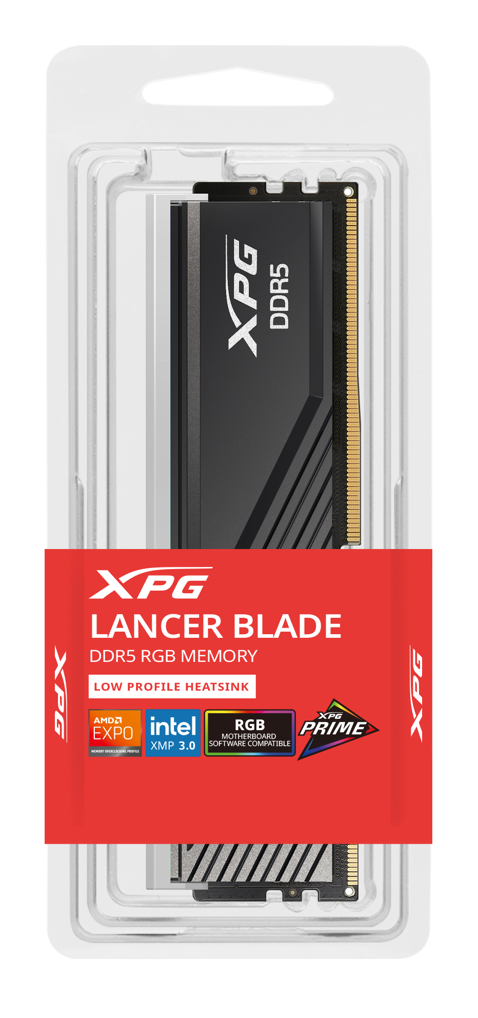 Memoria RAM ADATA XPG LANCER BLADE RGB - DDR5 - 16GB - 6000MHz - UDIMM - Para PC - AX5U6000C4816G-SLABRBK Memoria RAM ADATA XPG LANCER BLADE RGB - DDR5 - 16GB - 6000MHz - UDIMM - Para PC - AX5U6000C4816G-SLABRBK