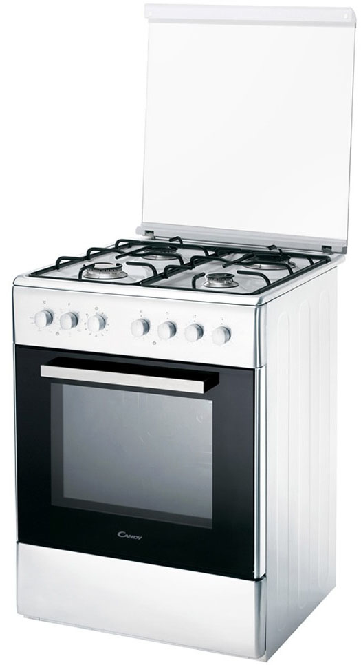 Candy CCG6503PW cooker Freestanding cooker Electric Gas White