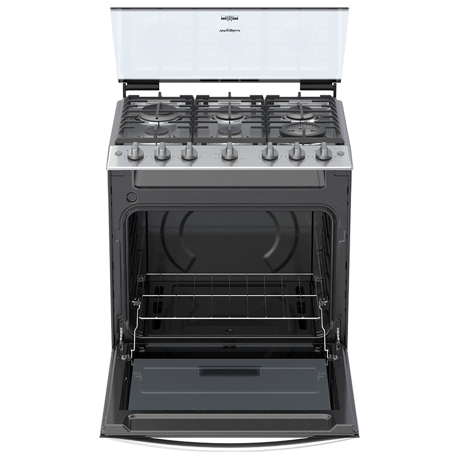 Whirlpool WFR5000D cooker Freestanding cooker Gas Grey – image 2