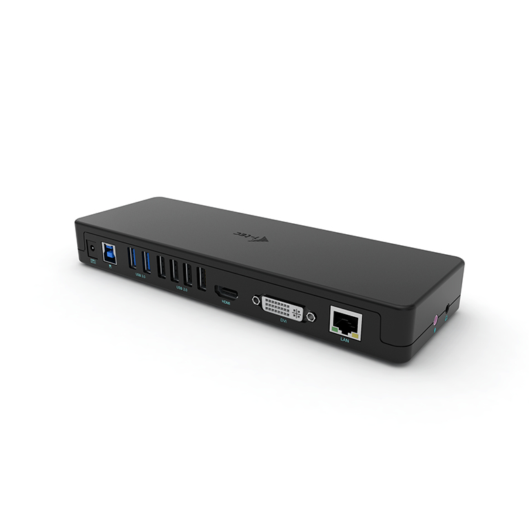 i-tec USB 3.0 / USB-C Dual Display Docking Station HDMI DVI + VGA – image 2