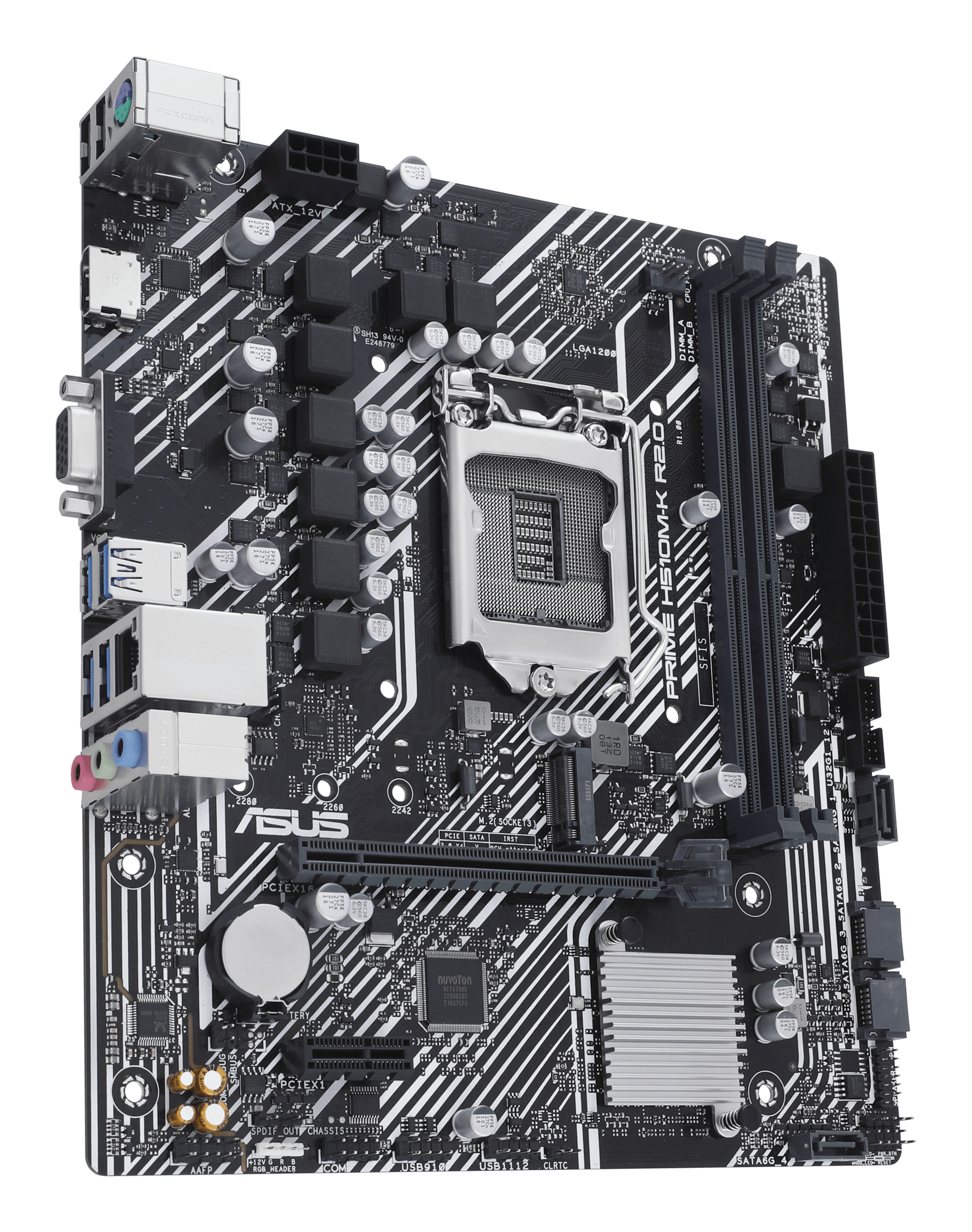 Tarjeta Madre ASUS PRIME H510M-K R2.0 - Socket 1200 - 2x DDR4 - 2133/2933/3200(OC)MHz - HDMI - VGA - USB 2.0/3.2 - Micro ATX - PRIME H510M-K R2.0 Tarjeta Madre ASUS PRIME H510M-K R2.0 - Socket 1200 - 2x DDR4 - 2133/2933/3200(OC)MHz - HDMI - VGA - USB 2.0/3.2 - Micro ATX - PRIME H510M-K R2.0