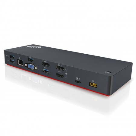 Lenovo 40AC0135EU laptop dock/port replicator Wired Thunderbolt 3 Black