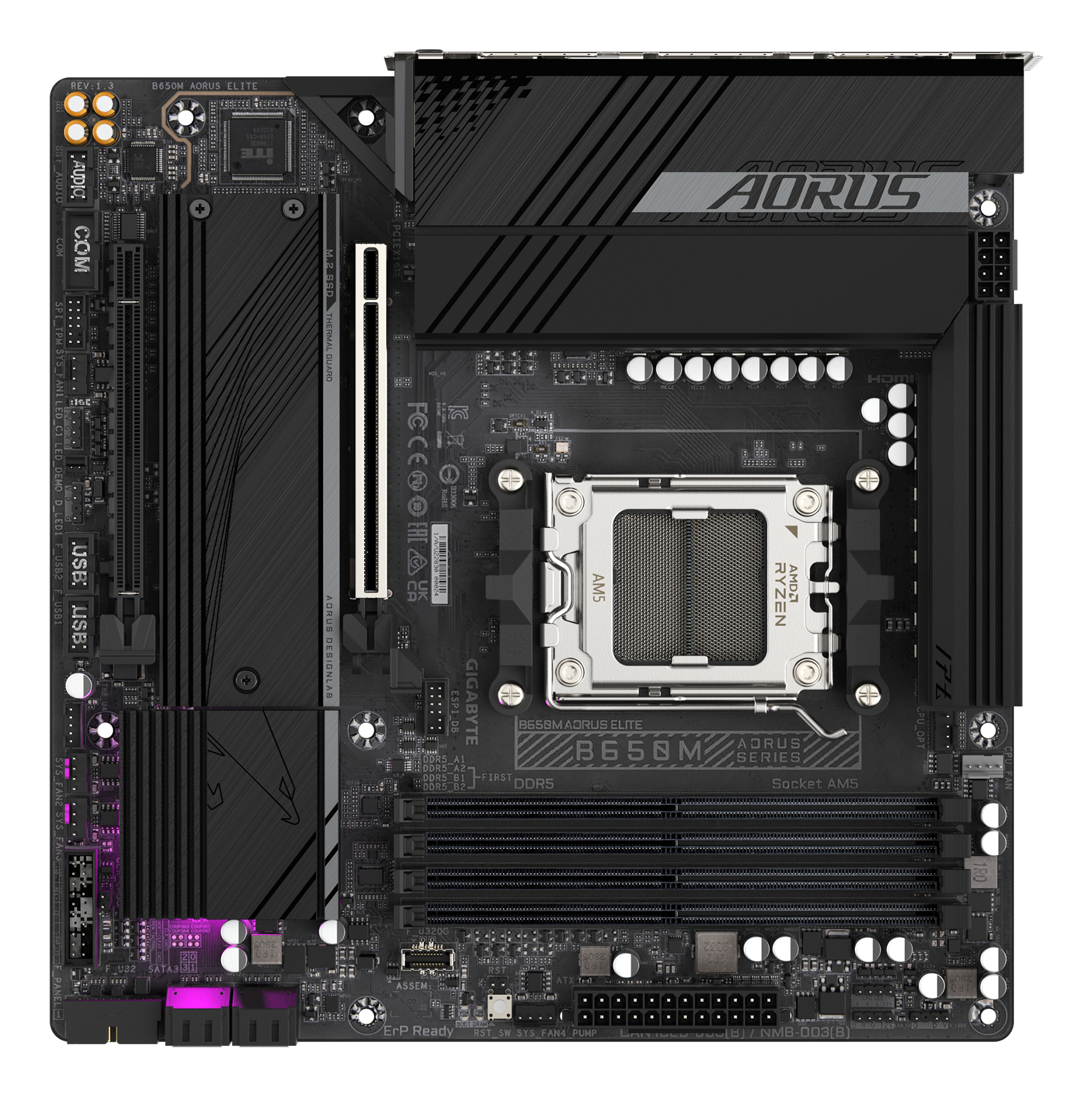 GIGABYTE B650M AORUS ELITE (Rev. 1.3) – image 4