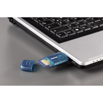 Hama 114730 card reader USB 2.0 Blue – image 3