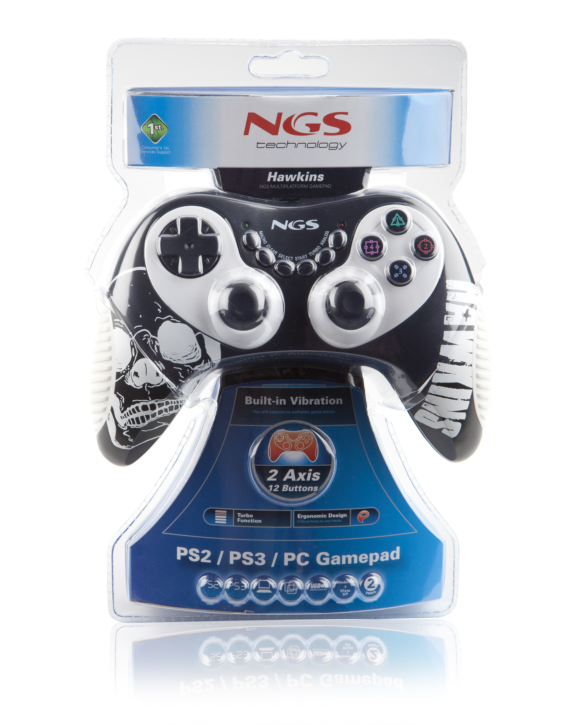 NGS Hawkins Gamepad Analogue PC, Playstation 2, Playstation 3 – image 9