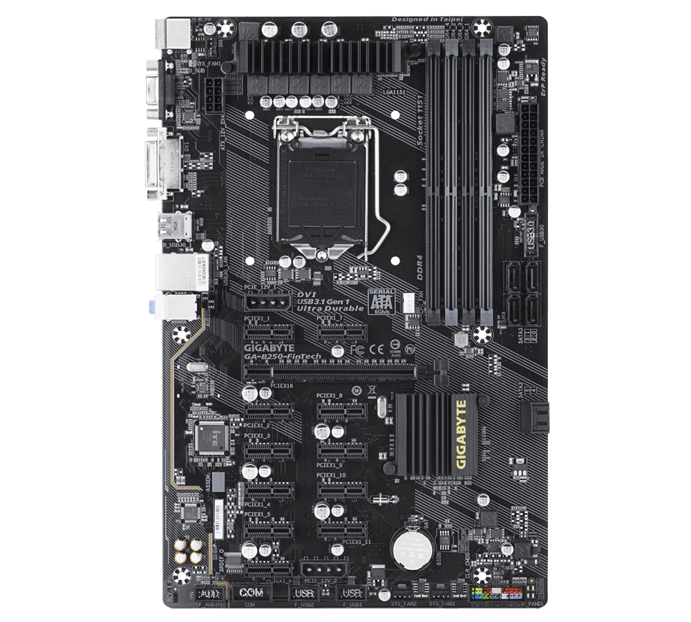 GIGABYTE GA-B250-FinTech (rev. 1.0) – image 5