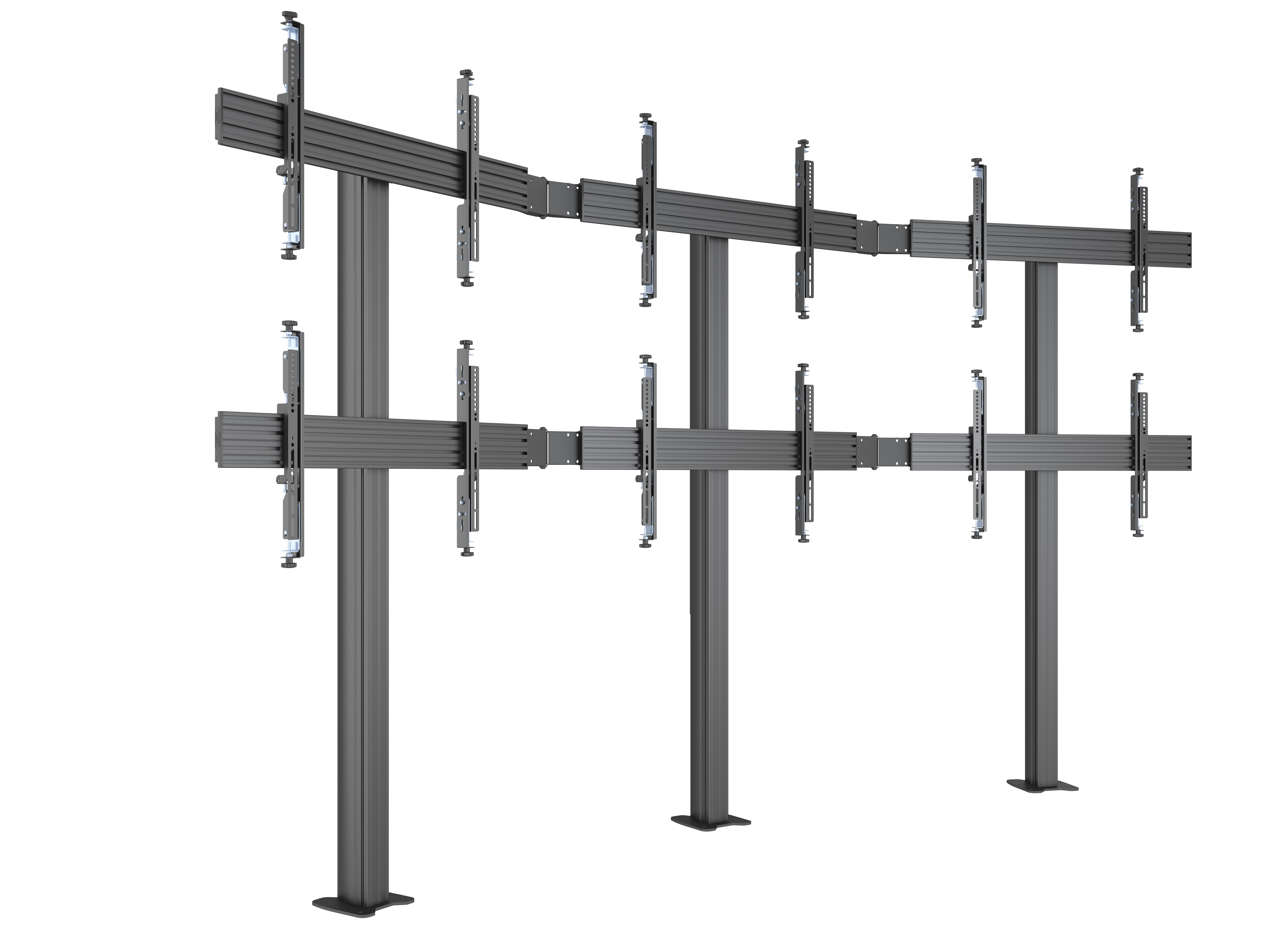 صورة حامل فيديو جداري أرضي Multibrackets M Pro Series MBFMC3x2U