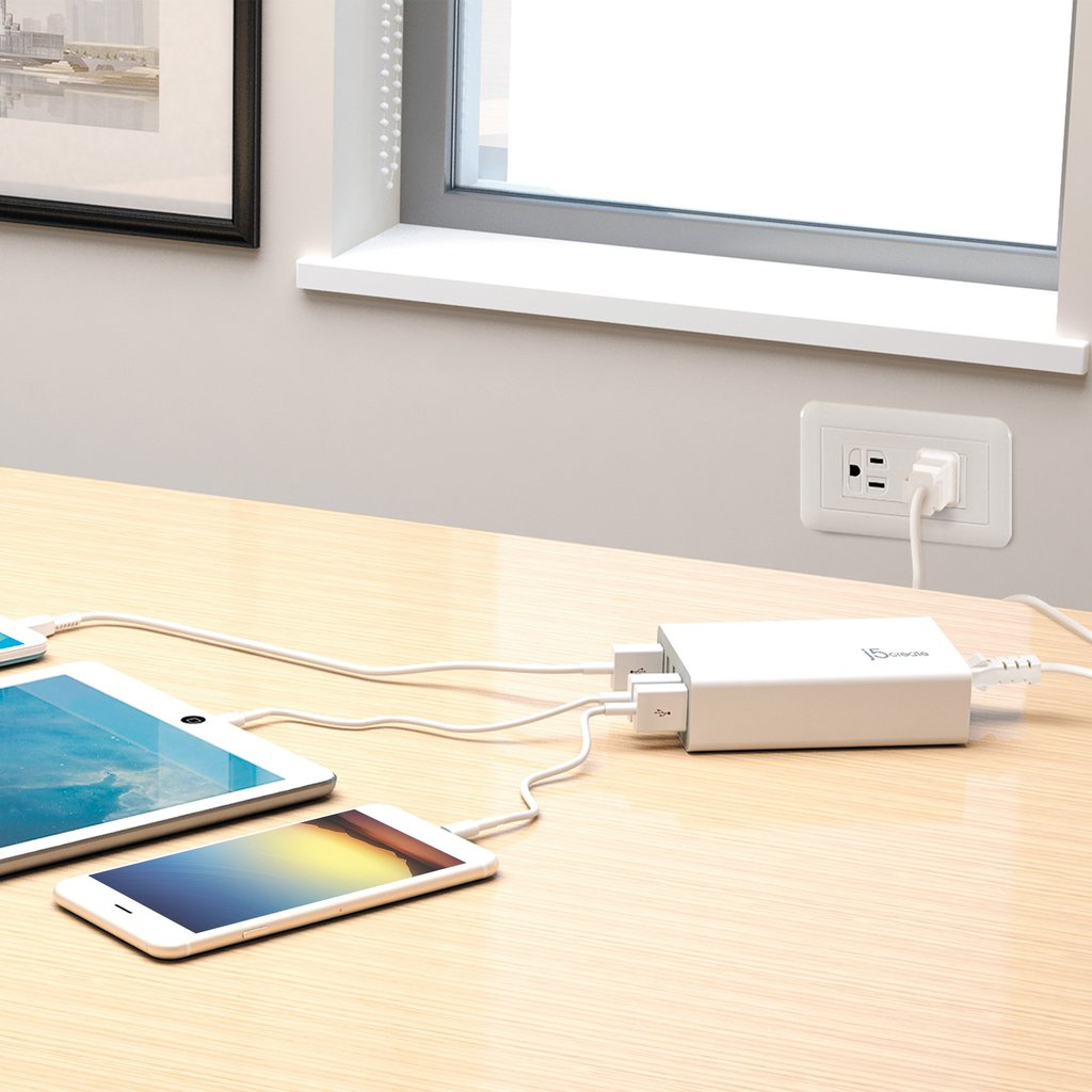 j5create JUP50 40W 5-Port USB Super Charger – image 4