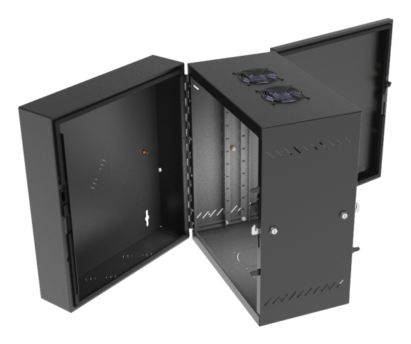 Vertiv GL2418WMS-B-AF rack cabinet 12U Wall mounted rack Black – image 3