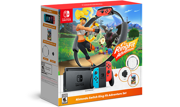 Nintendo Switch bundle+Ring Fit Adventure – image 5