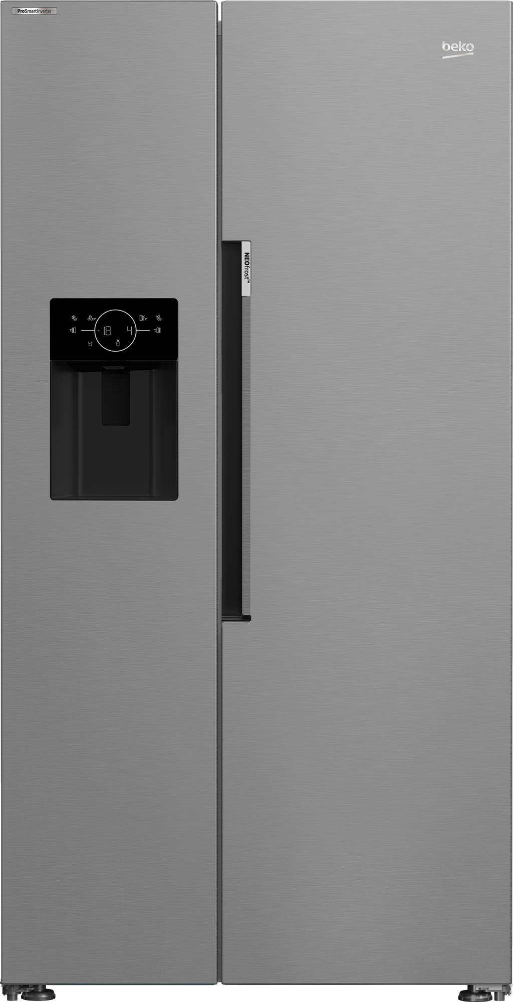 Beko ASN642VPS Freestanding American Style Fridge Freezer with HarvestFreshTM