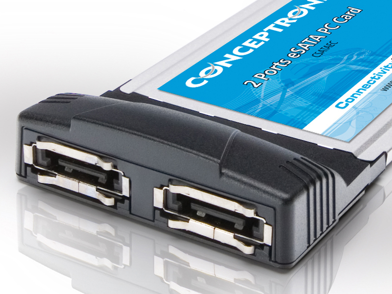 Conceptronic 2-ports eSATA PC Card – image 6