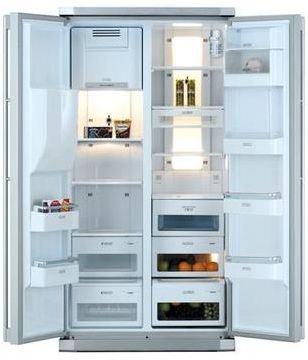 Samsung RSE8KPPS side-by-side refrigerator Freestanding – image 2
