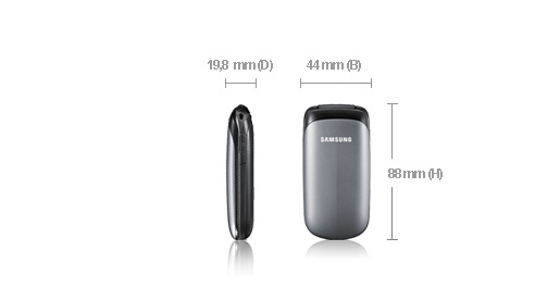 Samsung E1150 3.63 cm (1.43") 72.5 g Brown – image 2