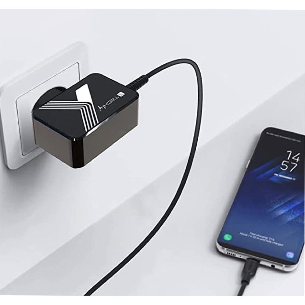 Techly IPW-PD45W-BKTY mobile device charger Laptop, Smartphone, Universal Black AC Fast charging Indoor – image 5