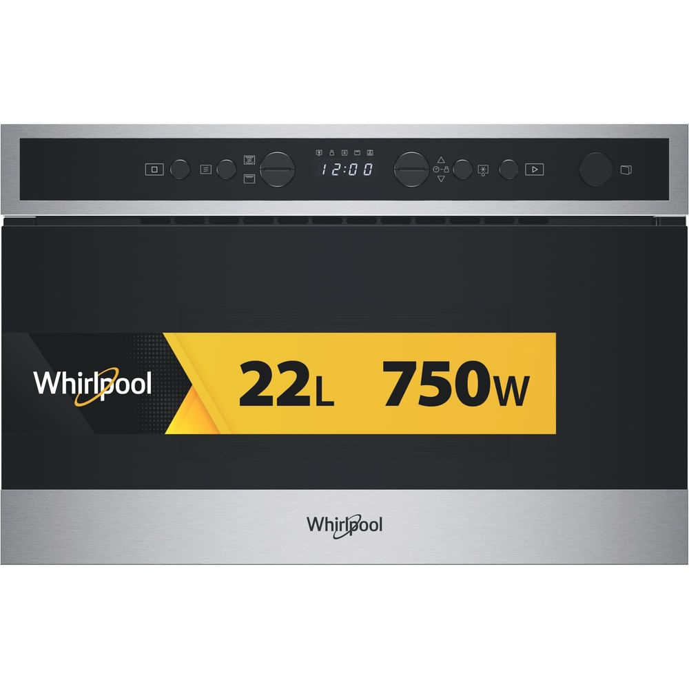Whirlpool WMN4I4BX Black, Stainless steel Grill microwave Built-in – image 1