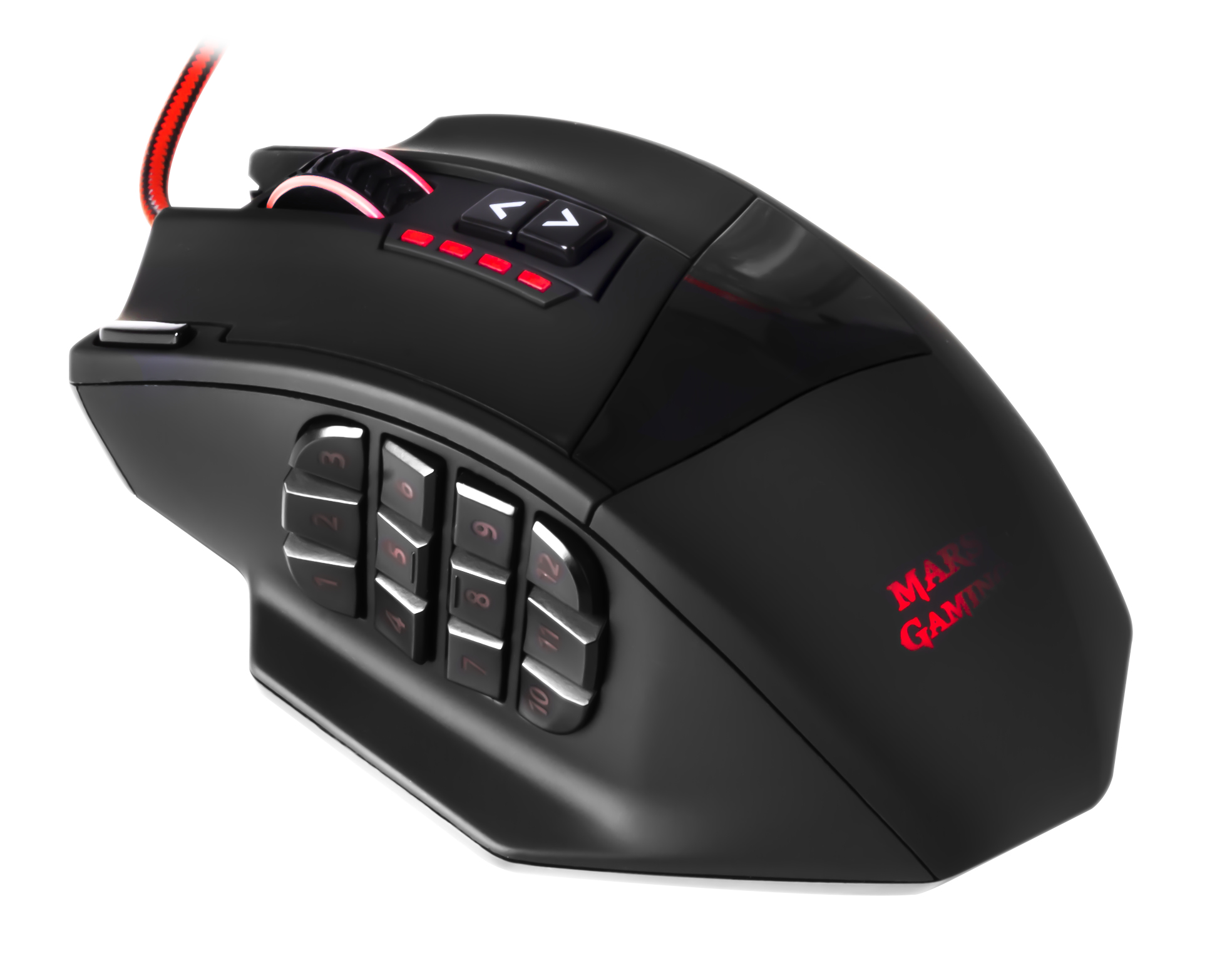 Mars Gaming MM4 mouse Right-hand Laser 16400 DPI