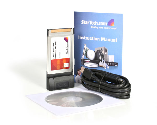 StarTech.com 2 Port IEEE-1394 FireWire CardBus Adapter with Digital Video Editing Kit – image 7