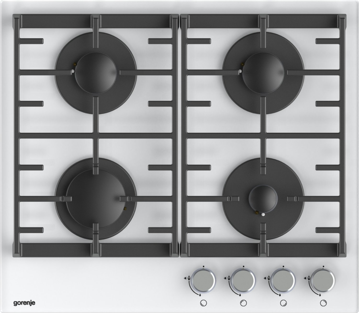 Gorenje GT641UW hob White Built-in Gas 4 zone(s)