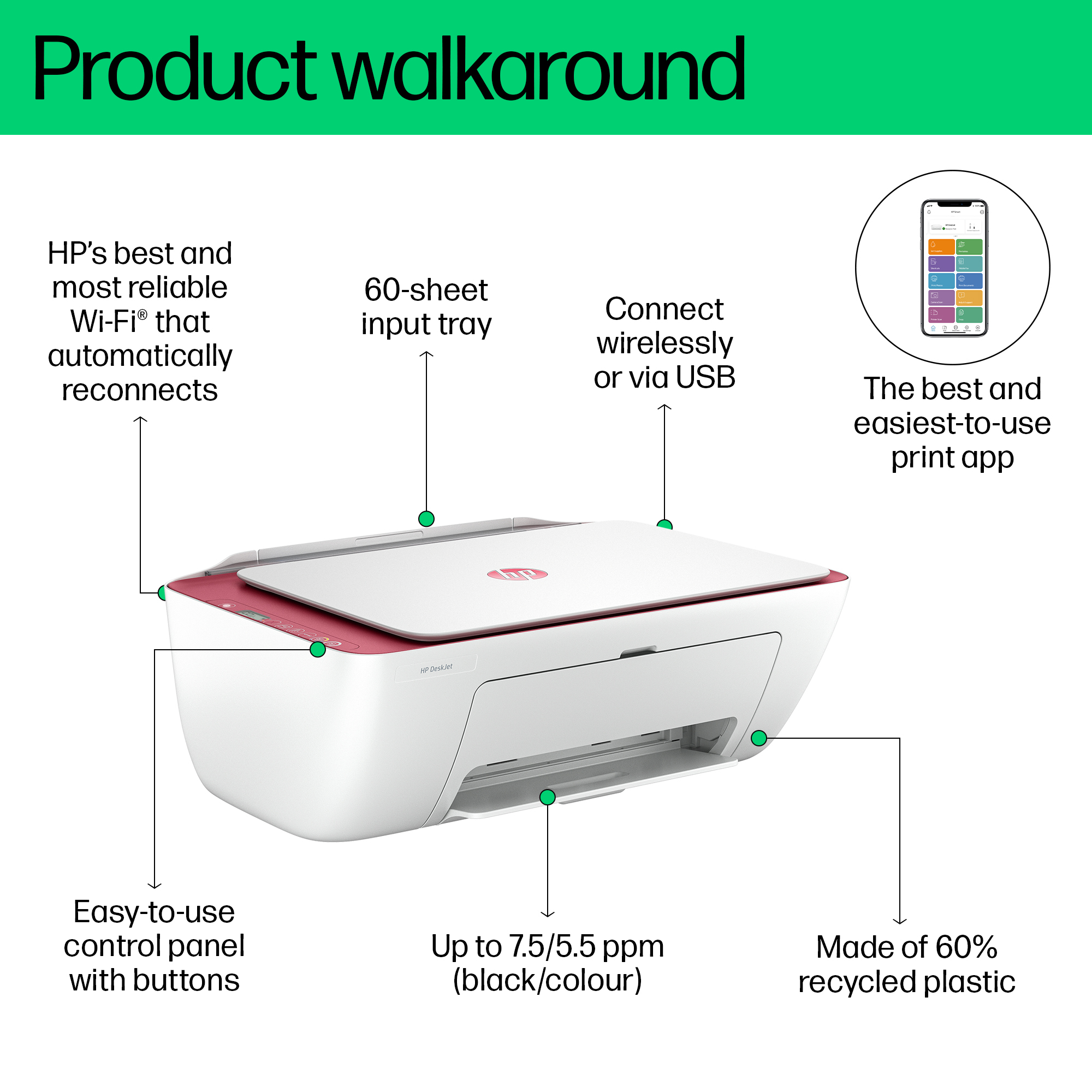 HP DeskJet 2823e All-in-One Printer – image 5