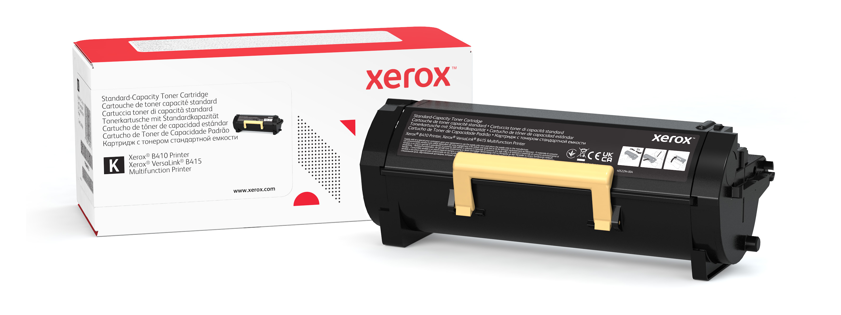 Xerox Cartuccia toner Nero a Capacità standard da 6000 Pagine per Stampante B410/multifunzione VersaLink B415 (006R04725)