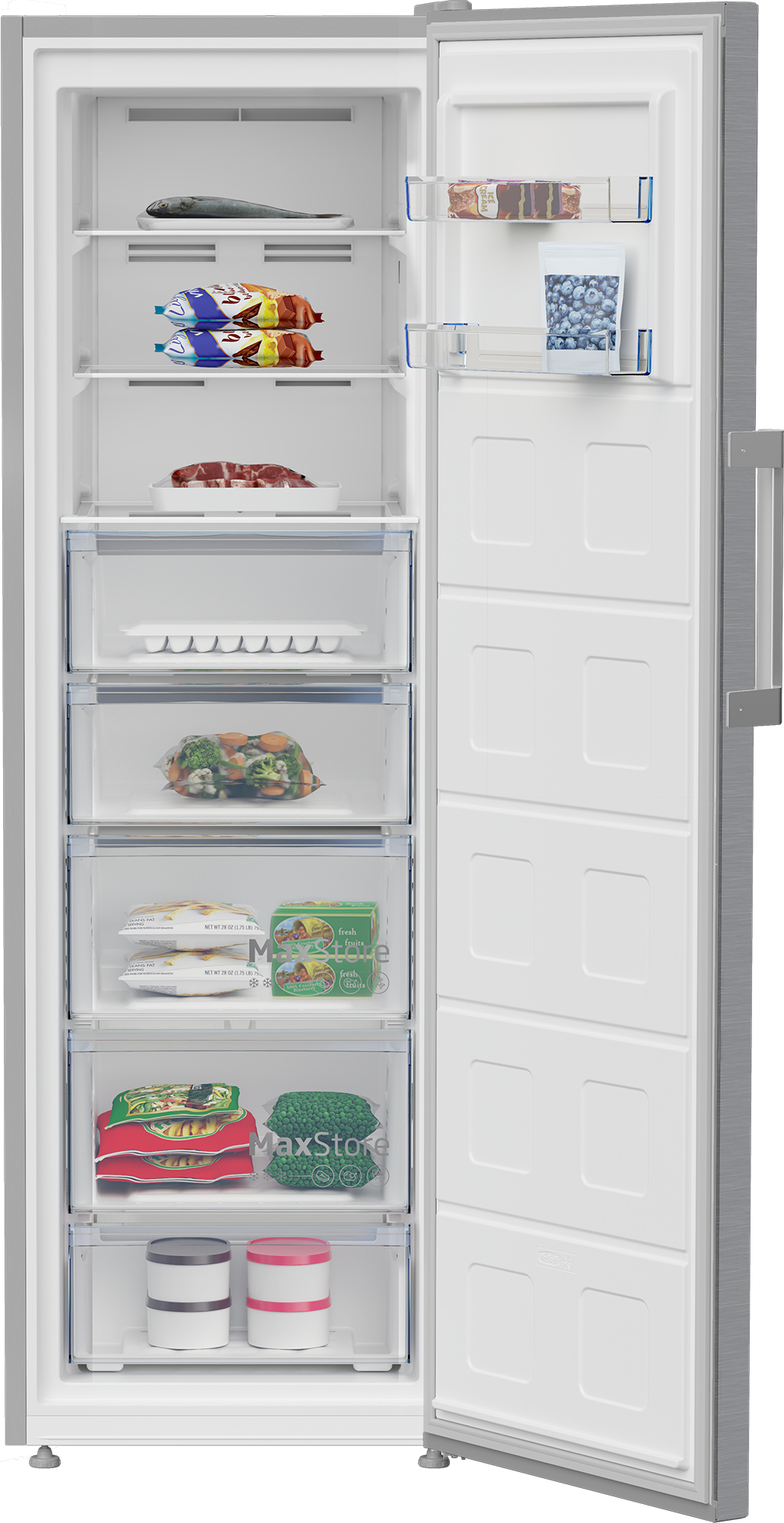 Beko B3RFNE314XB freezer Upright freezer Freestanding – image 3