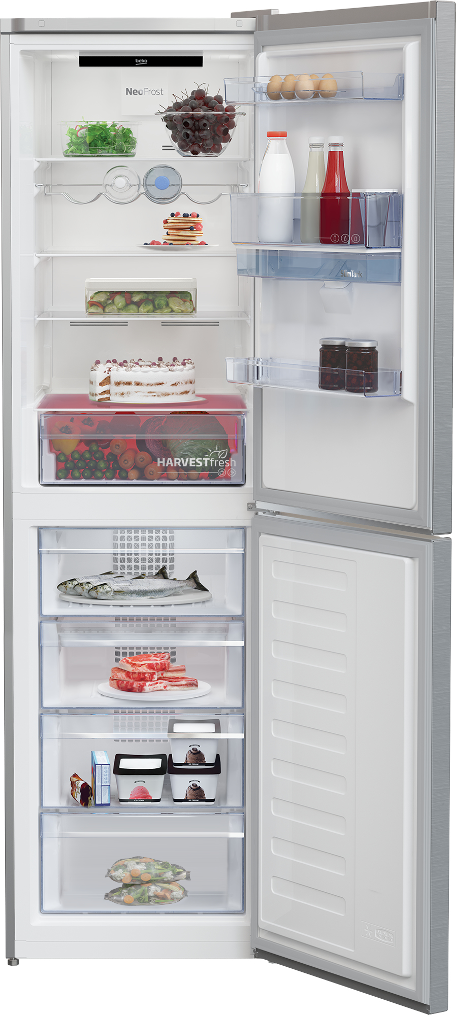 Beko CRNG4601DVPX fridge-freezer Freestanding – image 4