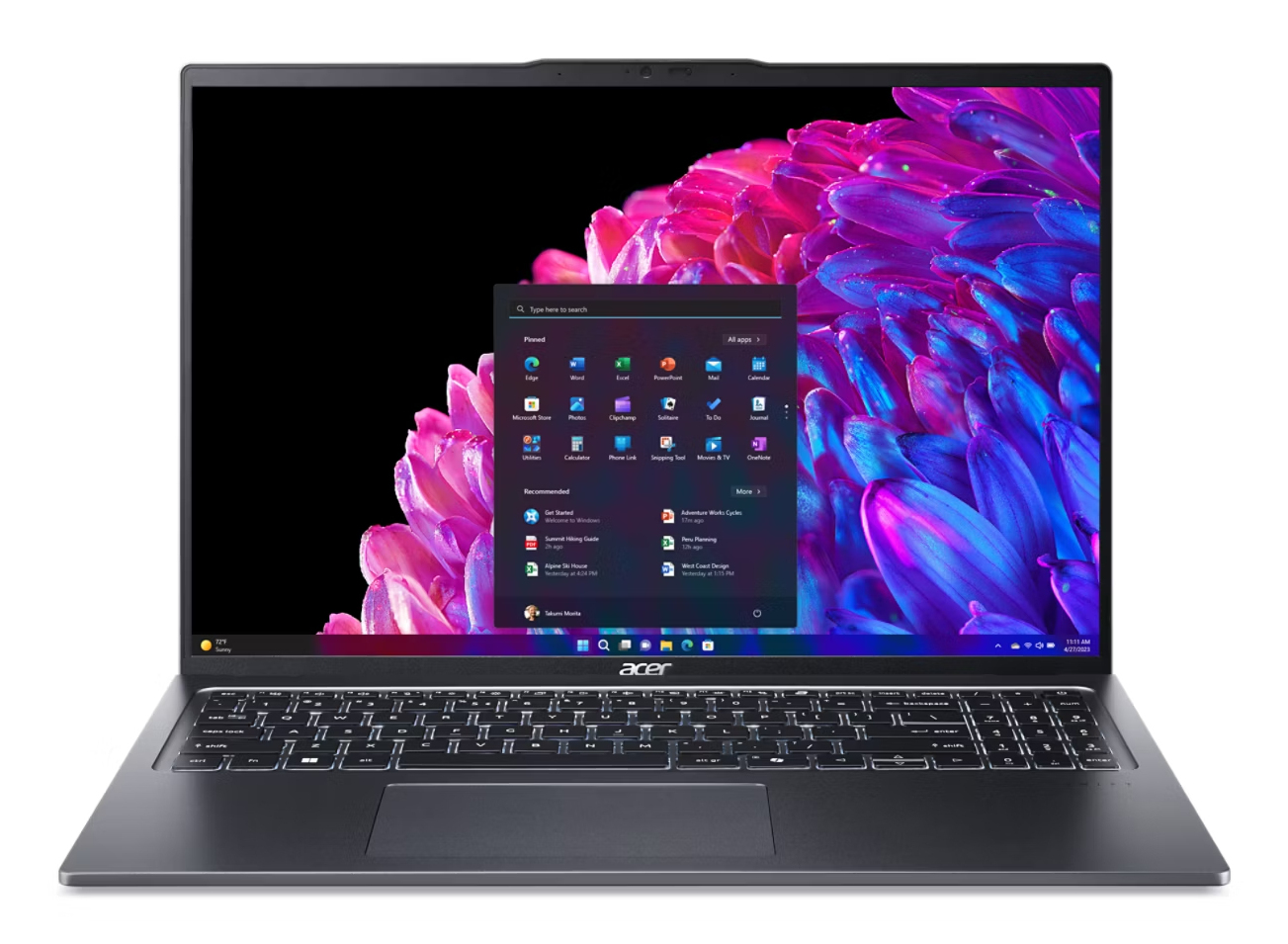 Acer Swift Go 16 SFG16-72-99Z7 Copilot+ PC Intel Core Ultra 9 185H Laptop – image 3
