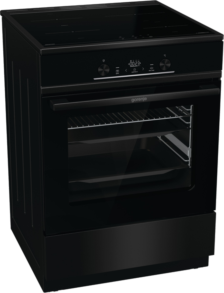Gorenje GEIT6E62BPG cooker Freestanding cooker Electric Zone induction hob Black – image 2