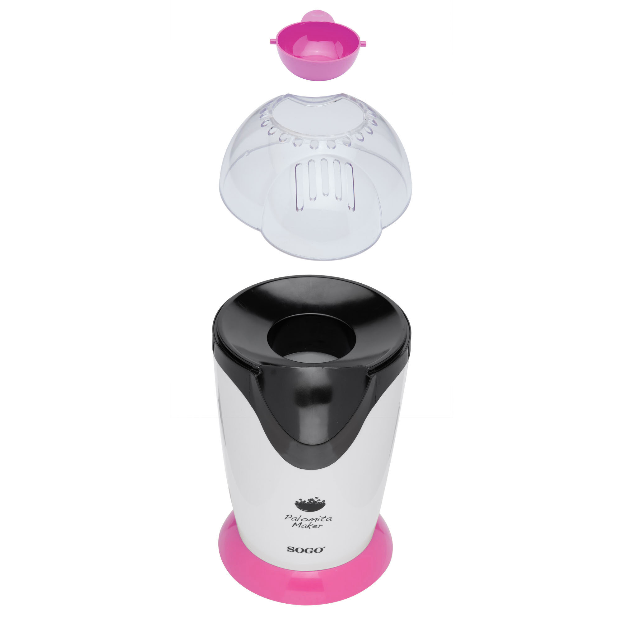 Sogo PAL-SS-11320-P popcorn popper Pink, Transparent, White 3 min – image 4