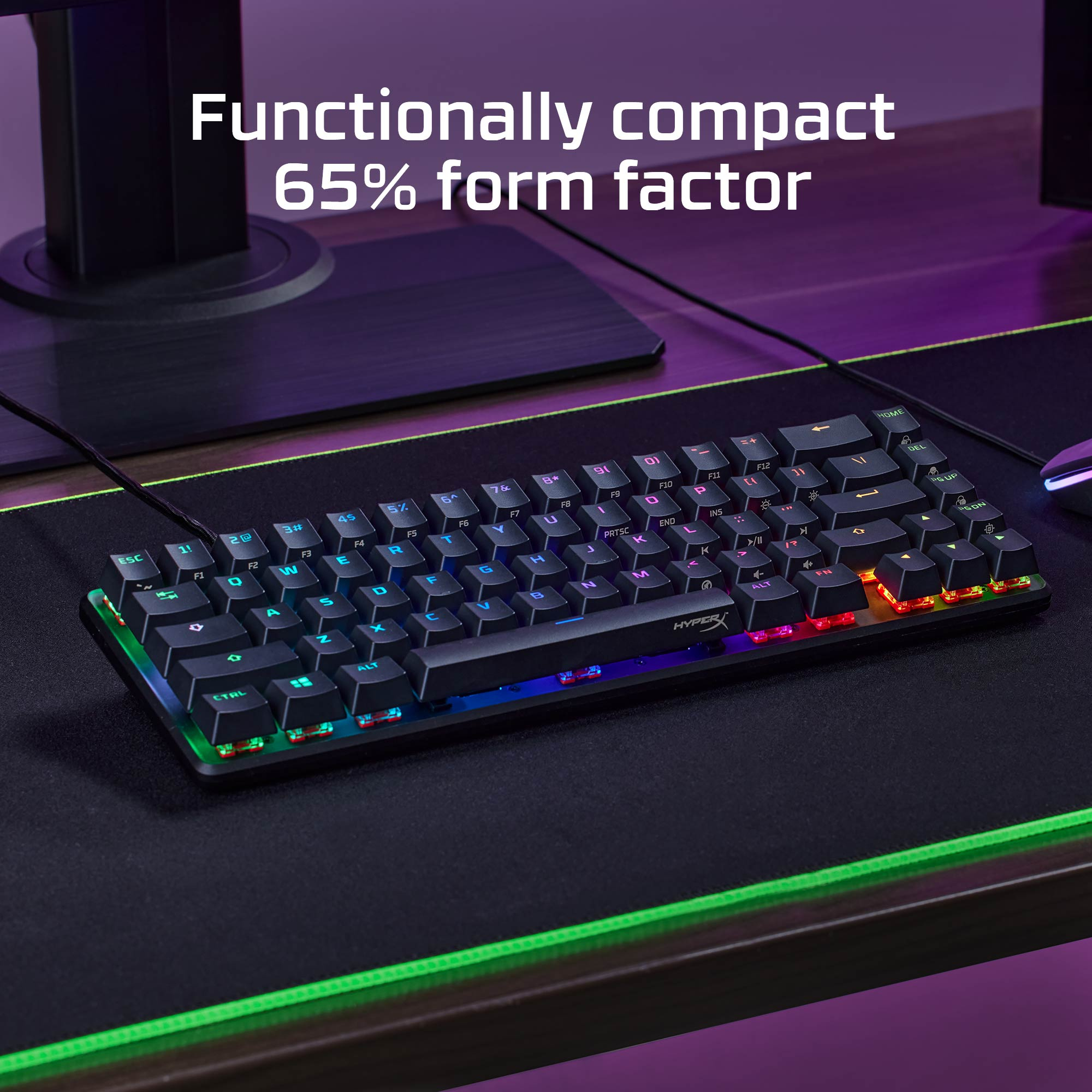 HyperX 65 Alloy Origins AQU Gaming Keyboard – image 9