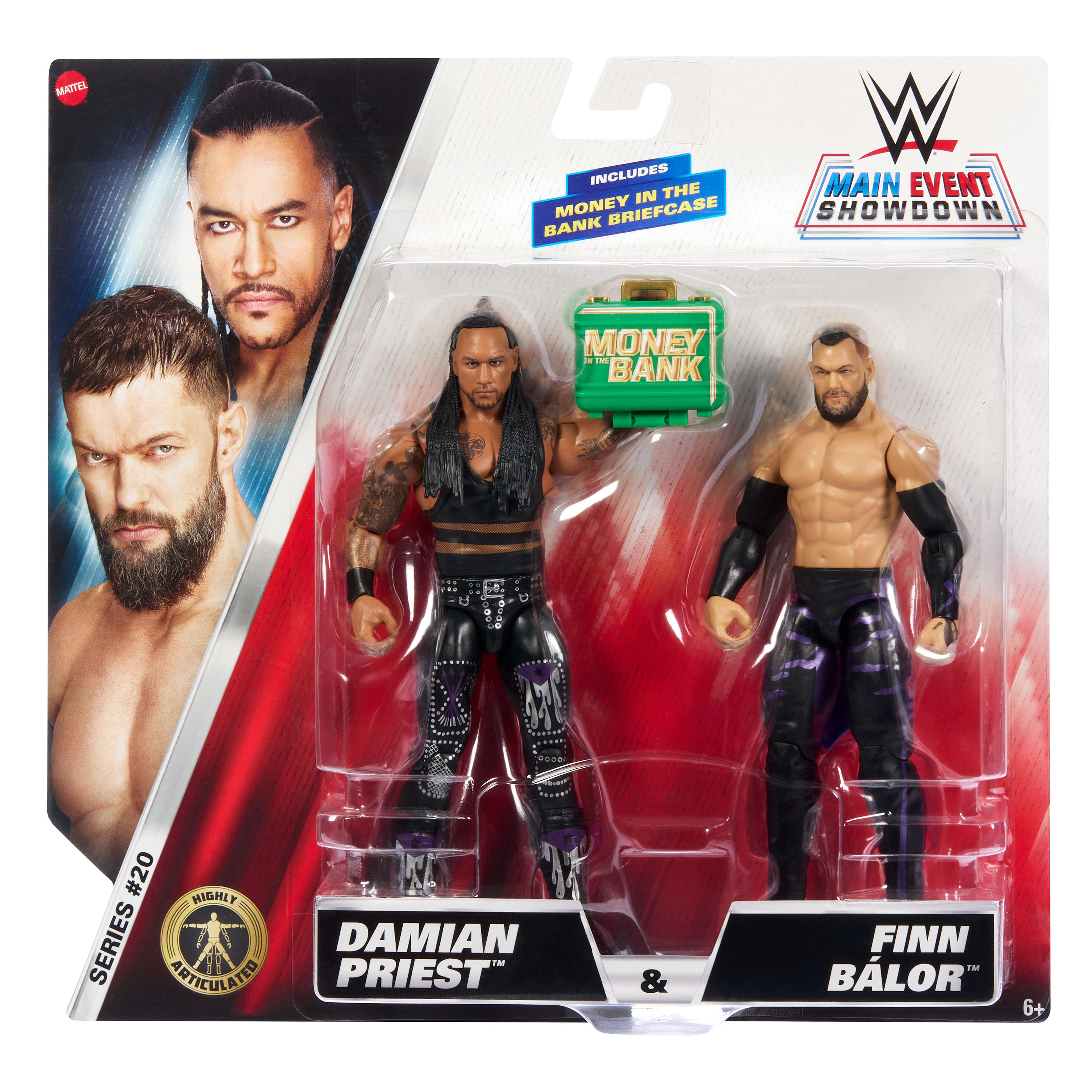 Resim WWE JCV72 Damian Priest & Finn Balor Figür Seti, Çok Renkli Plastik Oyuncak