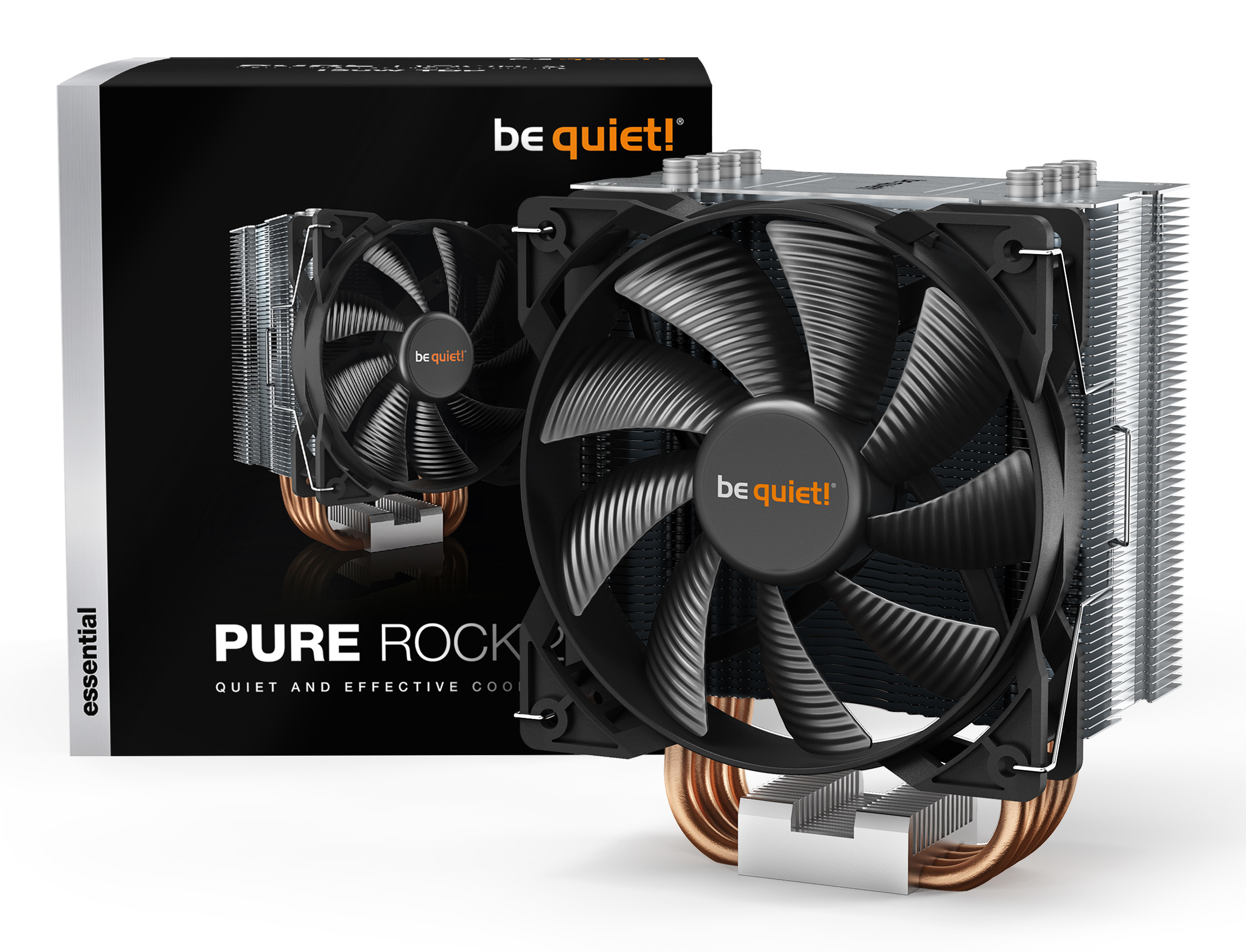 be quiet! Pure Rock 2 CPU Cooler, Single 120mm PWM Fan, For Intel Socket:1700/ 1200 / 2066 / 1150 / 1151 / 1155 / 2011(-3) square ILM; For AMD Socket: AM4 / AM3(+) 150W TDP, 155mm Height image 4