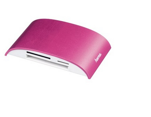 Hama Pro card reader USB 3.2 Gen 1 (3.1 Gen 1) Pink – image 1