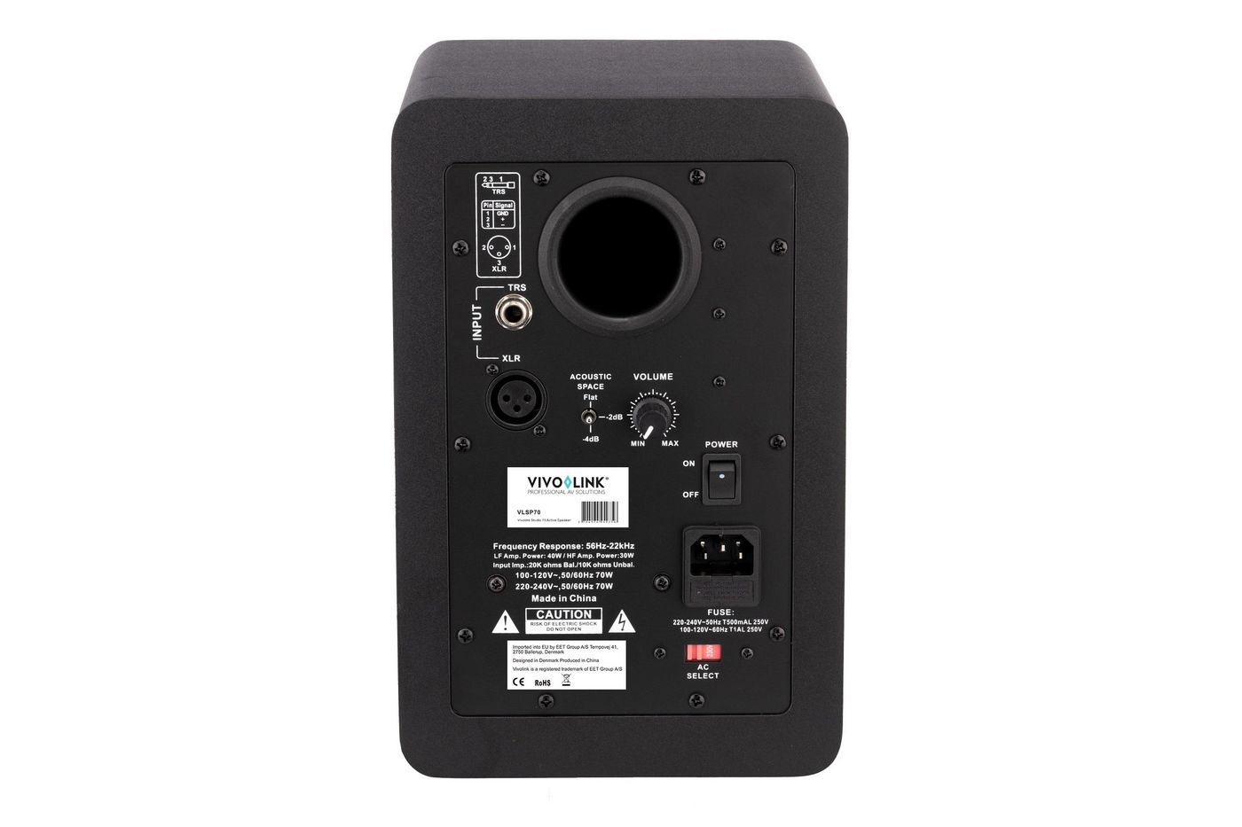 Vivolink VLSP70 loudspeaker 2-way Black Wired – image 3