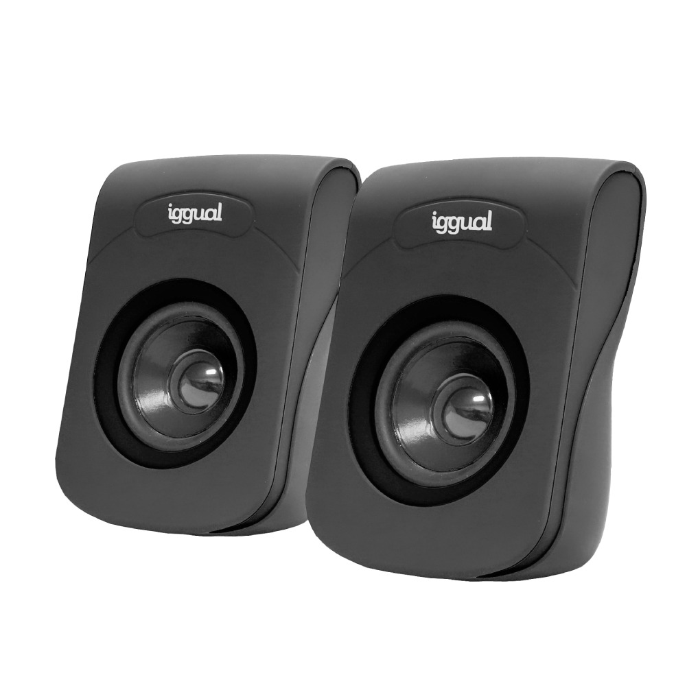 iggual IGG316993 loudspeaker Black Wired