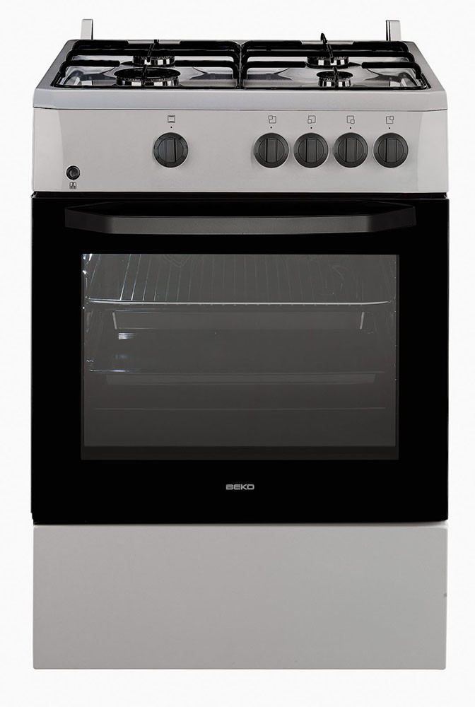 Beko CSG62000DXL cooker Freestanding cooker Natural gas Gas Stainless steel