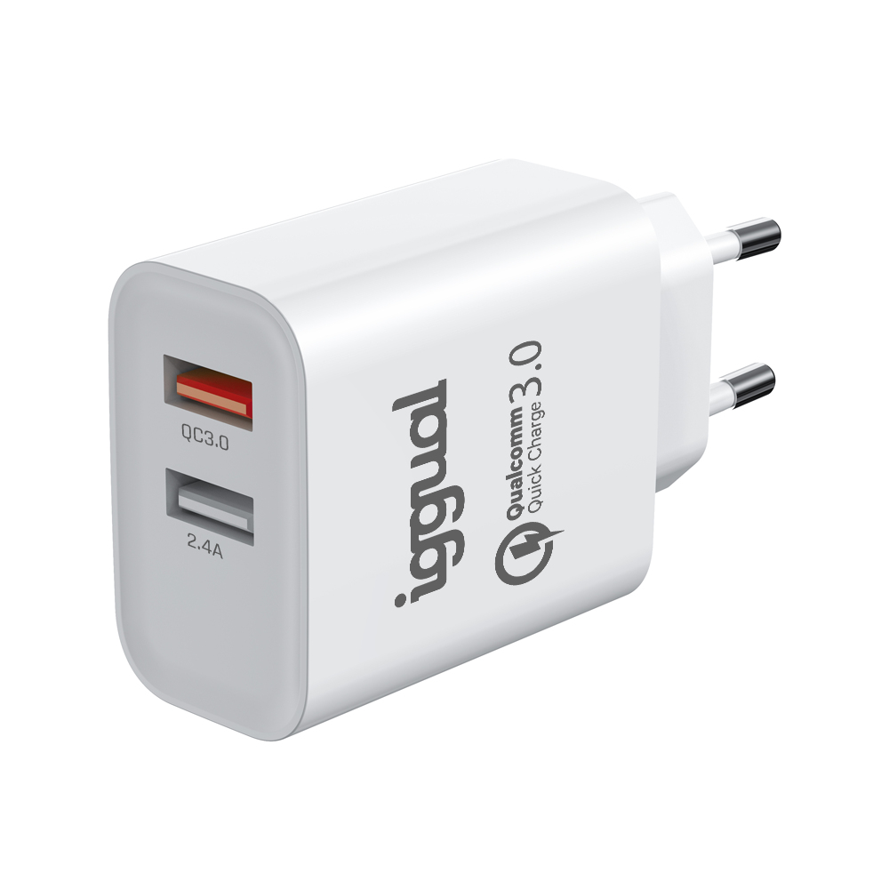 iggual IGG317389 mobile device charger Universal White AC Fast charging Indoor – image 6