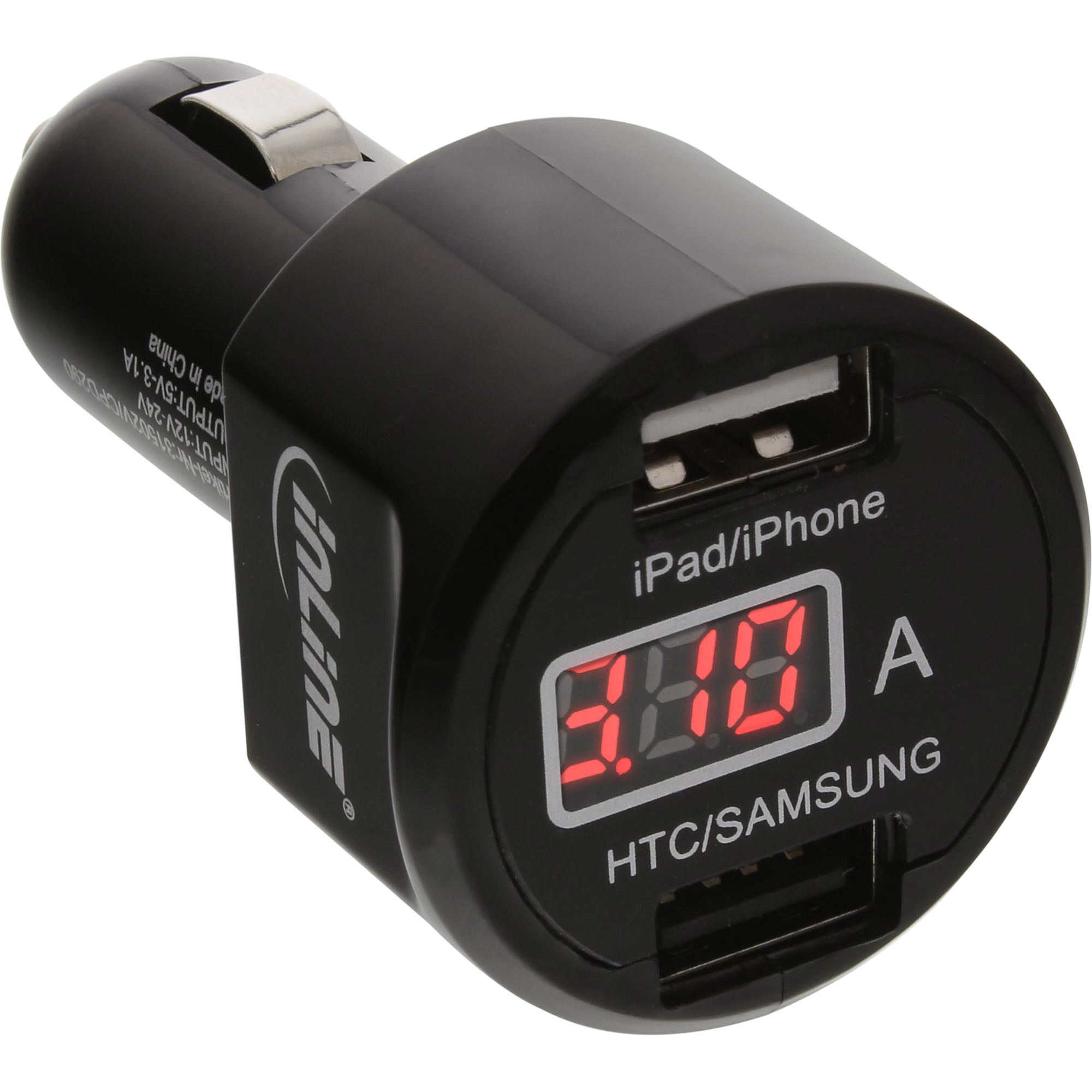 InLine USB Car Power Adapter 12