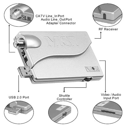 MSI VOX USB2.0 TV BOX – image 2