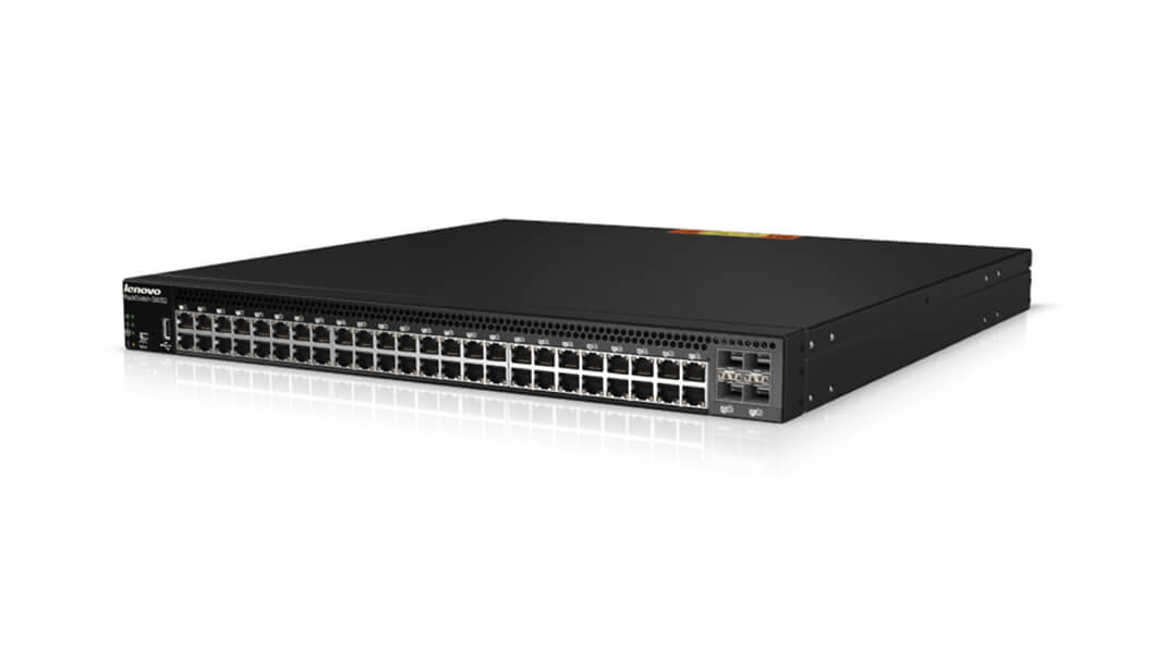 Lenovo G8052 Managed L2/L3 Gigabit Ethernet (10/100/1000) 1U Black – image 2