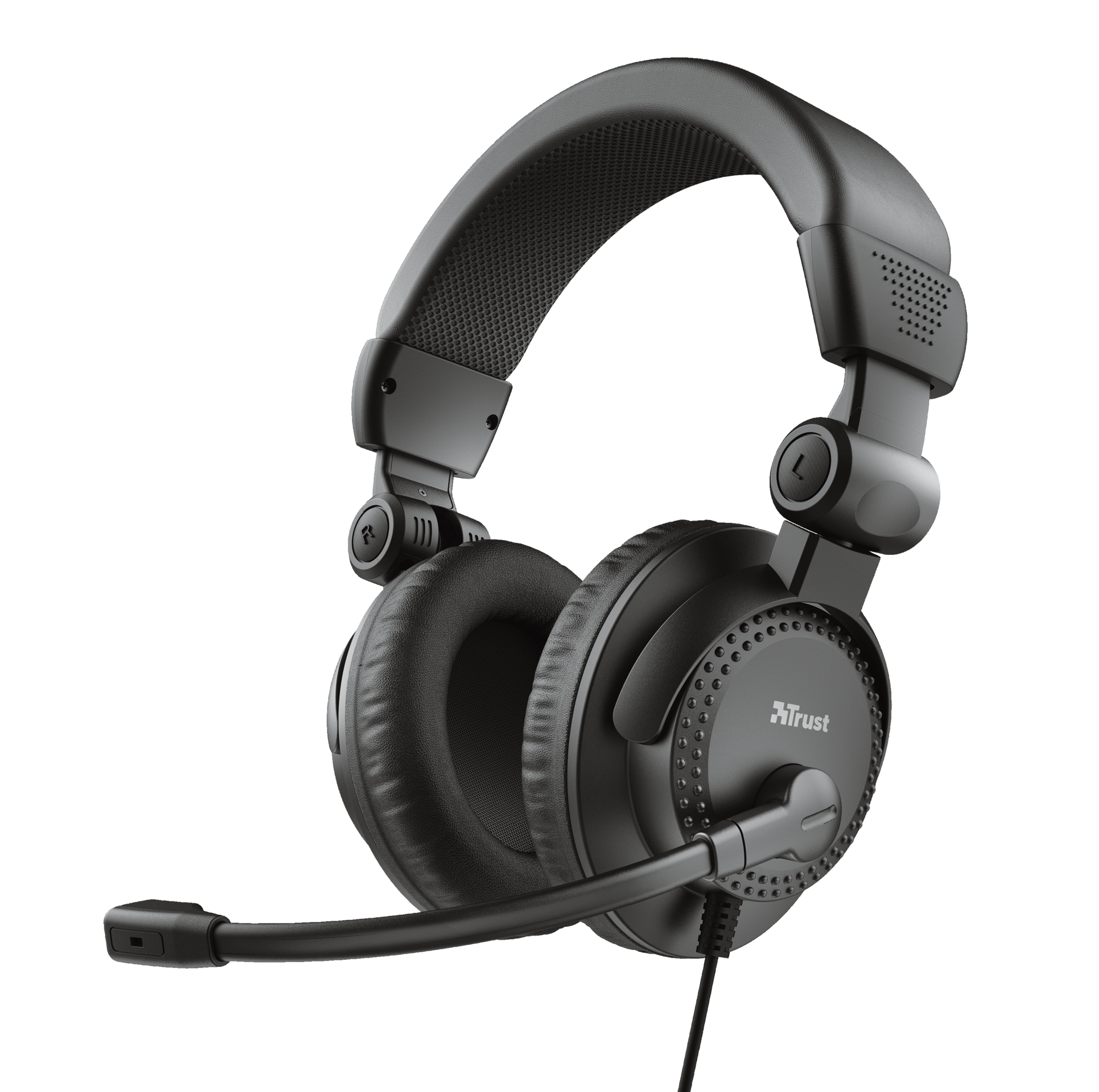 Trust Como Headset Wired Head-band Calls/Music Black – image 1