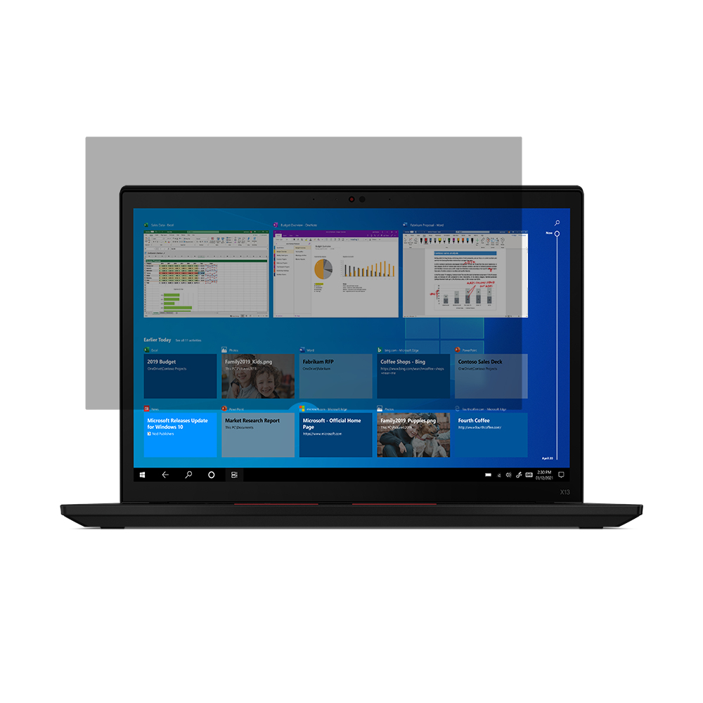 Lenovo - Notebook privacy filter - 13.3" - for ThinkBook 14 G6 IRL, 14 G9 AHP, ThinkPad E16 Gen 3, P1 Gen 8, T16 Gen 4, T16g Gen 3