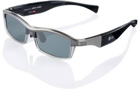 LG AG-S270 stereoscopic 3D glasses Black, Silver