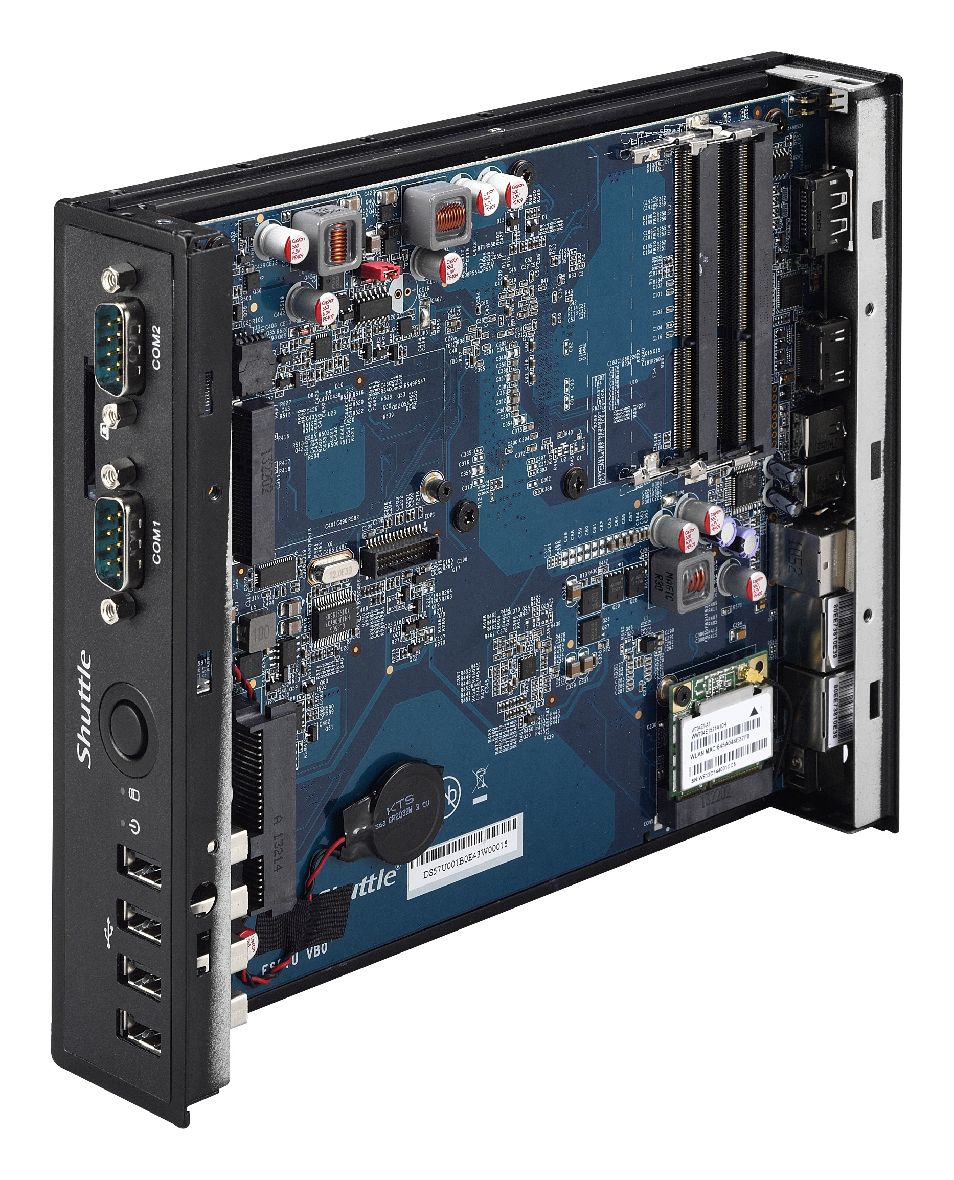 Shuttle DS57U PC/workstation barebone Nettop Black 3205U BGA 1168 – image 5