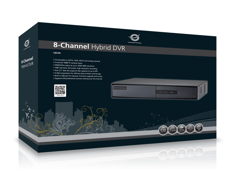 Conceptronic 8-Channel Hybrid DVR – image 6