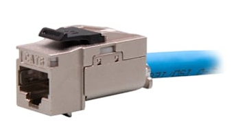 CAT6 SHIELDED 90 KEYSTONE JACK