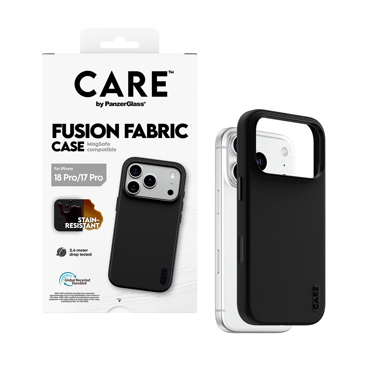 PanzerGlass CARE™ by PanzerGlass® Fusion Fabric Case Black w. MagSafe iPhone 18 Pro | 17 Pro – image 5