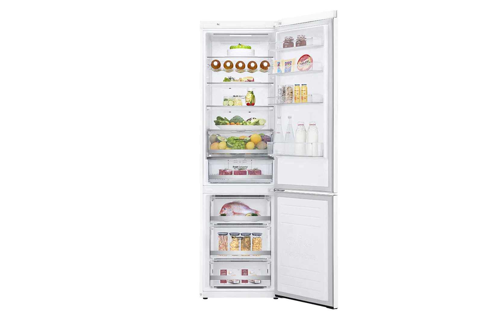 LG GBB72SWDMN fridge-freezer Freestanding – image 3
